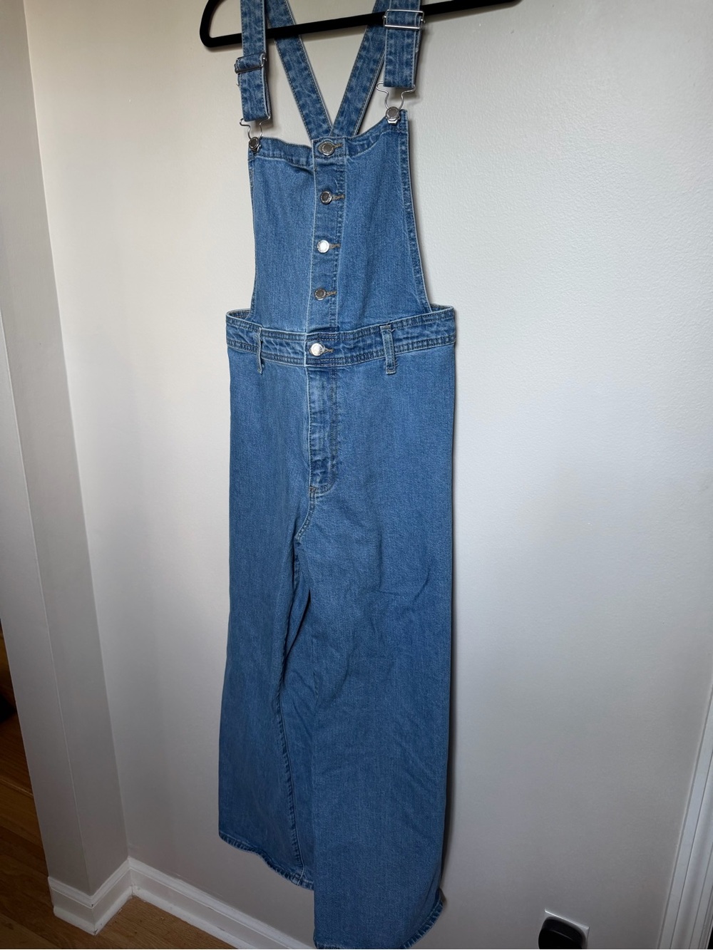 Universal Thread Sailor Fit Blue Denim Women's Overalls